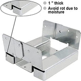 20pcs 4x4 Galvanized Steel Post Base