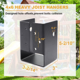 4x6" Black Joist Hanger
